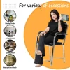 RATISON Leatherette Office Visitor Chair  (Black, Set of 6, Pre-assembled) - Image 5