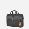 Solid Medium Laptop Bag With Monster Key Fob - Image 5