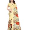 Women's Printed Crepe Saree, Traditional Indian Ethnic Wear Saree for Women/Girls - Image 2