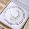 Moti Mala South Freshwater Beads Pearl Mala Jewellery Set For Women & Girls Certified By Lab - Image 2