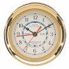 7.5 Captain Tide Clock with Lacquer Coating Nautical Tropical Home Decor