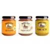 Brawny Bear Peanut Butter, Chocolate Hazelnut Spread & Almond Butter Combo, 100% Natural Sweetened with Dates, Vegan, Smooth Healthy Nut Butter, No Added Sugar & Preservative Pack of 3-200 gm each
