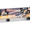 Blossom Glass Top - 2 Burner - Gold