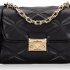 Michael Kors Womens Serena Medium Flap Shoulder Bag - Image 4
