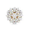 Yellow Gold and Diamond Earrings - Image 2