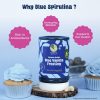 Asmita Organic Farms Blue Vanilla Cashew Butter 250g | Superfood Nut Butter with Monk Fruit, Blue Spirulina & Avocado Oil | High-Protein, Vegan, Preservative-Free & Zero Palm Oil | Rich & Healthy Spreads - Image 4