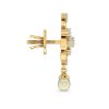 The Zelmira 18KT Yellow Gold and Diamond Earrings - Image 3