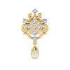 The Zelmira 18KT Yellow Gold and Diamond Earrings - Image 2