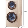 Haier 12 Kg 5 Star Inverter Direct Motion Motor Fully Automatic Front Load Washing Machine (HWD120-B1558, 525 Duo Wash, Washer, Dyer, Golden) - Image 2