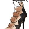 Ruthie Davis Women's Kant, Nude/Black, 37.5 EU/7.5 M US