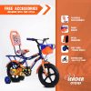 Leader Buddy Kids Cycle 14T with Training Wheels (SEMI-Assembled) for Boys and Girls Ideal for Age Group 2-5 Years | Frame: 8 Inches (14T, Sea Green_Light Pink) - Image 4