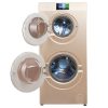 Haier 12 Kg 5 Star Inverter Direct Motion Motor Fully Automatic Front Load Washing Machine (HWD120-B1558, 525 Duo Wash, Washer, Dyer, Golden) - Image 4