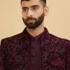 Men Embroidered Sherwani Set - Image 2