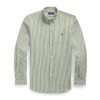 Men Button-Down Collar Vertical Striped Cotton Casual Shirt - Image 4