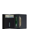 Sei Black Embossed Lines Slim wallet - Image 2