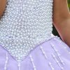 Embellished Net Fit & Flare Dress - Image 2
