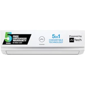 Voltas 2 Ton 3 star 4-in-1 Convertible Inverter split AC, 243V Vectra Elegant (100 Percent copper, Dual temperature display, Dual protection filter, self diagnosis)