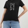 Women Typography Printed Round Neck Cotton T-shirt - Image 3