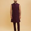 Men Embroidered Sherwani Set - Image 3