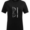 Women Typography Printed Round Neck Cotton T-shirt