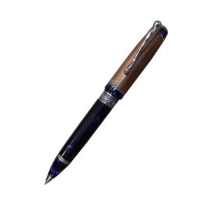 DELTA Amerigo VESPUCCI Limited Edition Blue with Silver Trim Ballpoint Pen