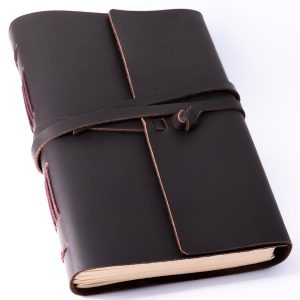 Vintage Leather Journal for Men & Women with Blank Pages - Lush, Handcrafted Full-Grain Leather Prayer Journal - Personal Diary for Women - Leatherbound Writing Notebook - 6x8in